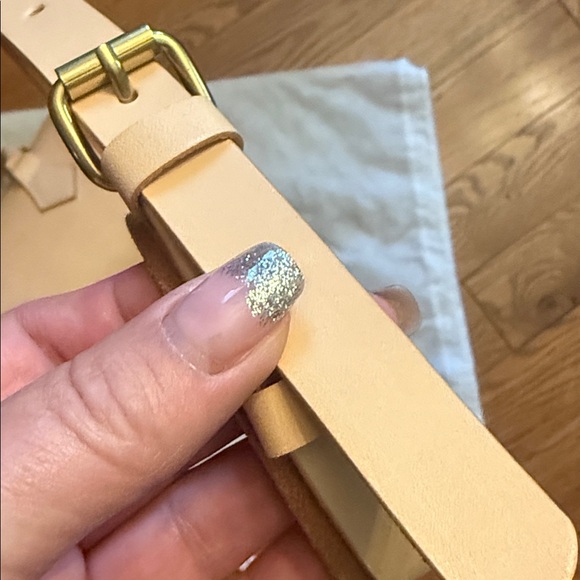 Tan / Cream Leather Handbag Speedy - Picture 5 of 12